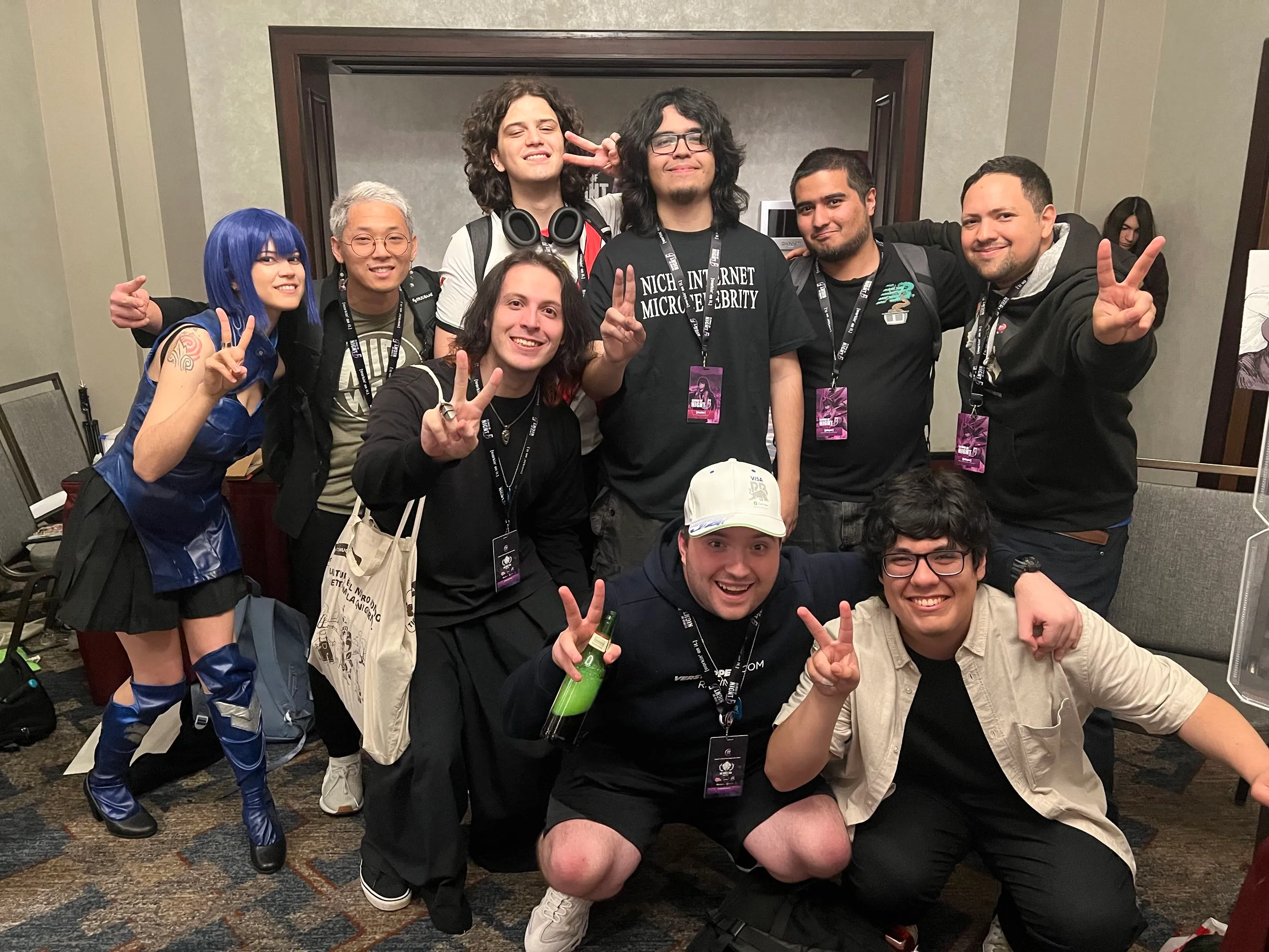 Noah with the fighting game community he runs events for